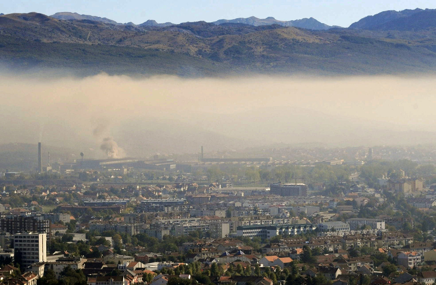 I U NIKŠIĆU TOKOM NOVEMBRA IZRAŽEN PROBLEM SA KVALITETOM VAZDUHA