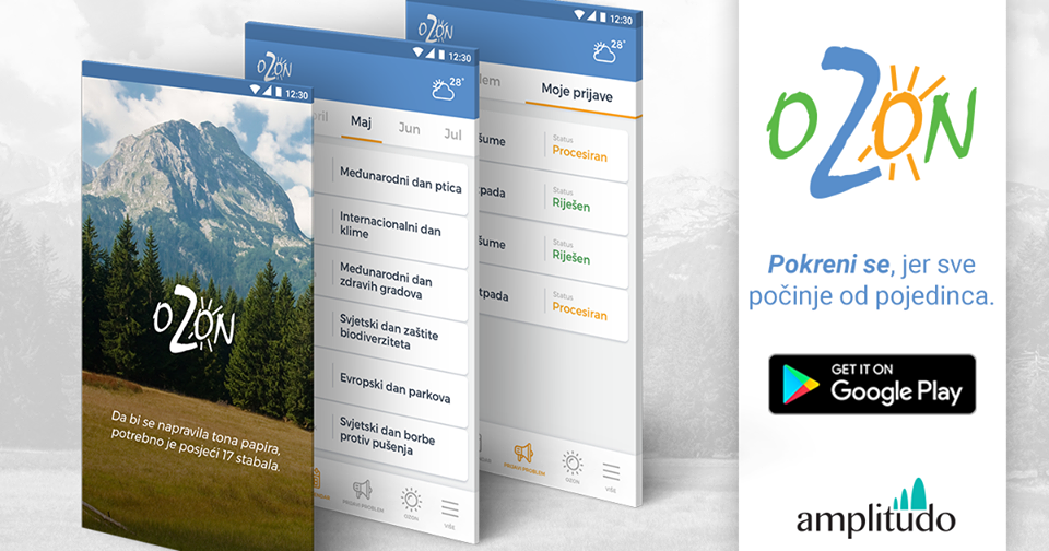 NOVO! Prijavite ekološke probleme i preko Ozonove android aplikacije