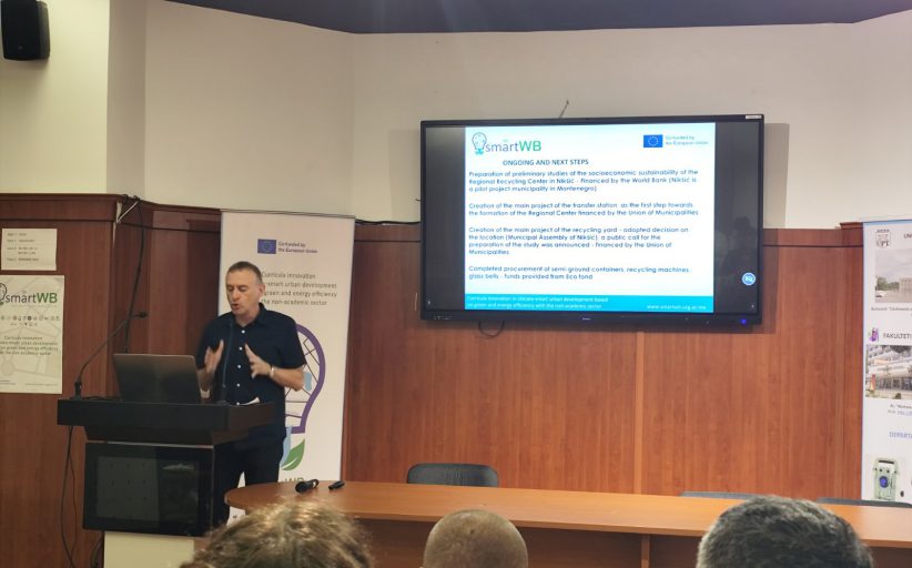 Dr Nikola Perović na radionici Smart WB projekta u Tirani