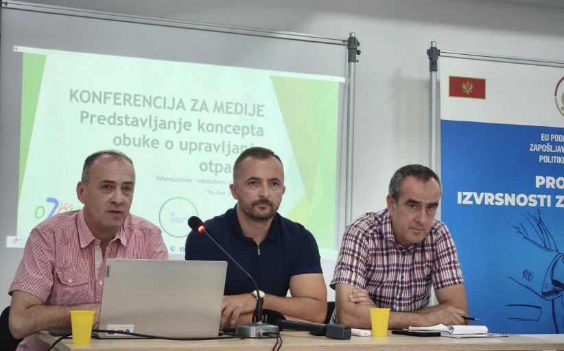 Održana konferencija za novinare o obukama o upravljanju otpadom