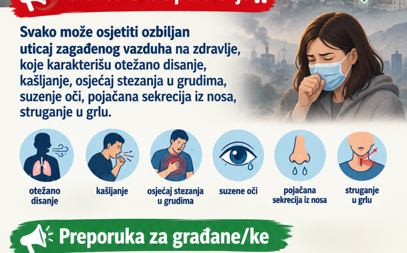 U Nikšiću i Pljevljima veoma loš kvalitet vazduha