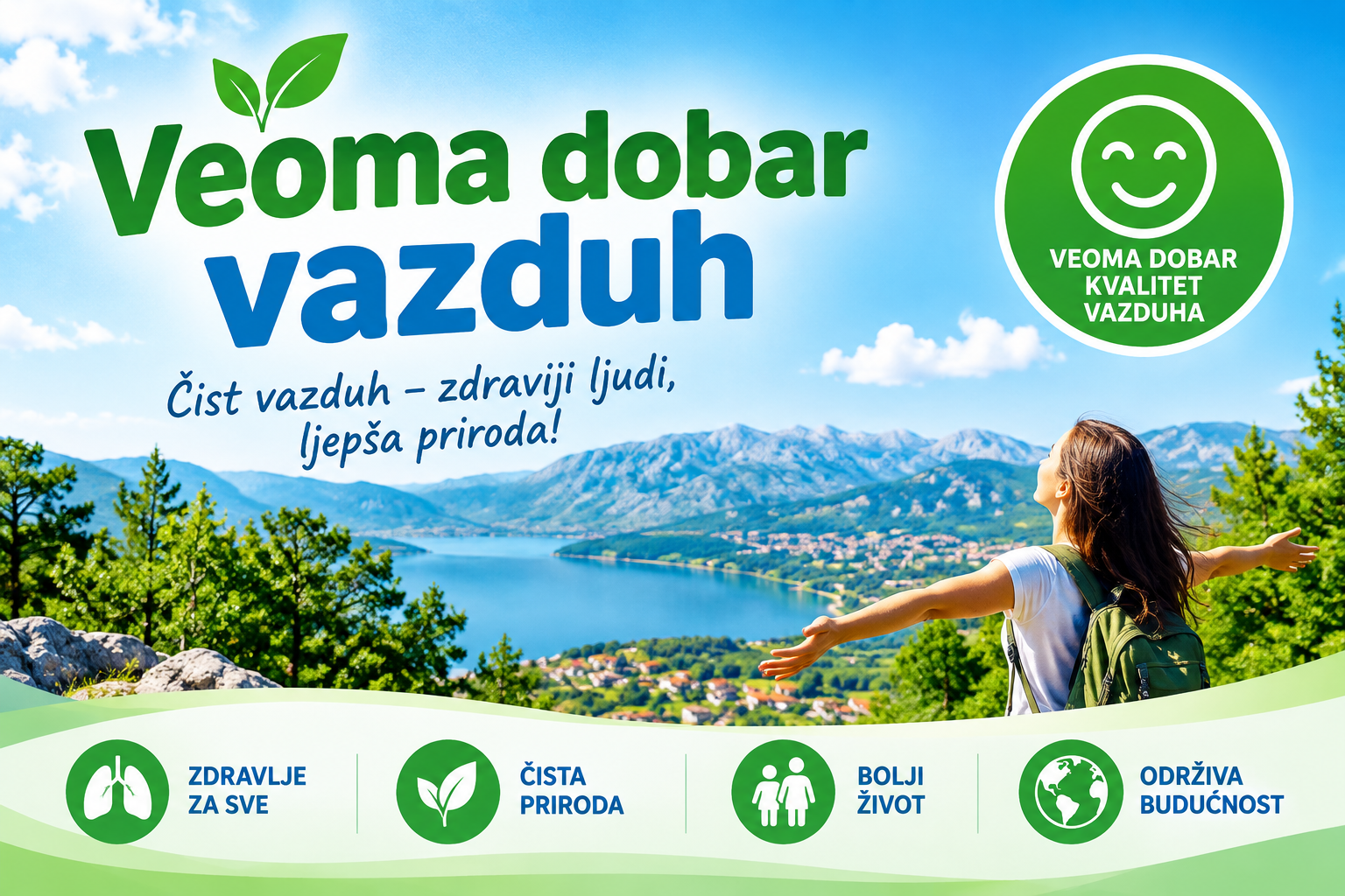 U Nikšiću i Pljevljima veoma dobar kvalitet vazduha