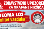 ZDRAVSTVENO UPOZORENJE ZA GRAĐANE NIKŠIĆA  - VEOMA LOŠ Kvalitet vazduha !!!